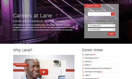 The Lane Construction Corporation Launches New Careers Sub-Site
