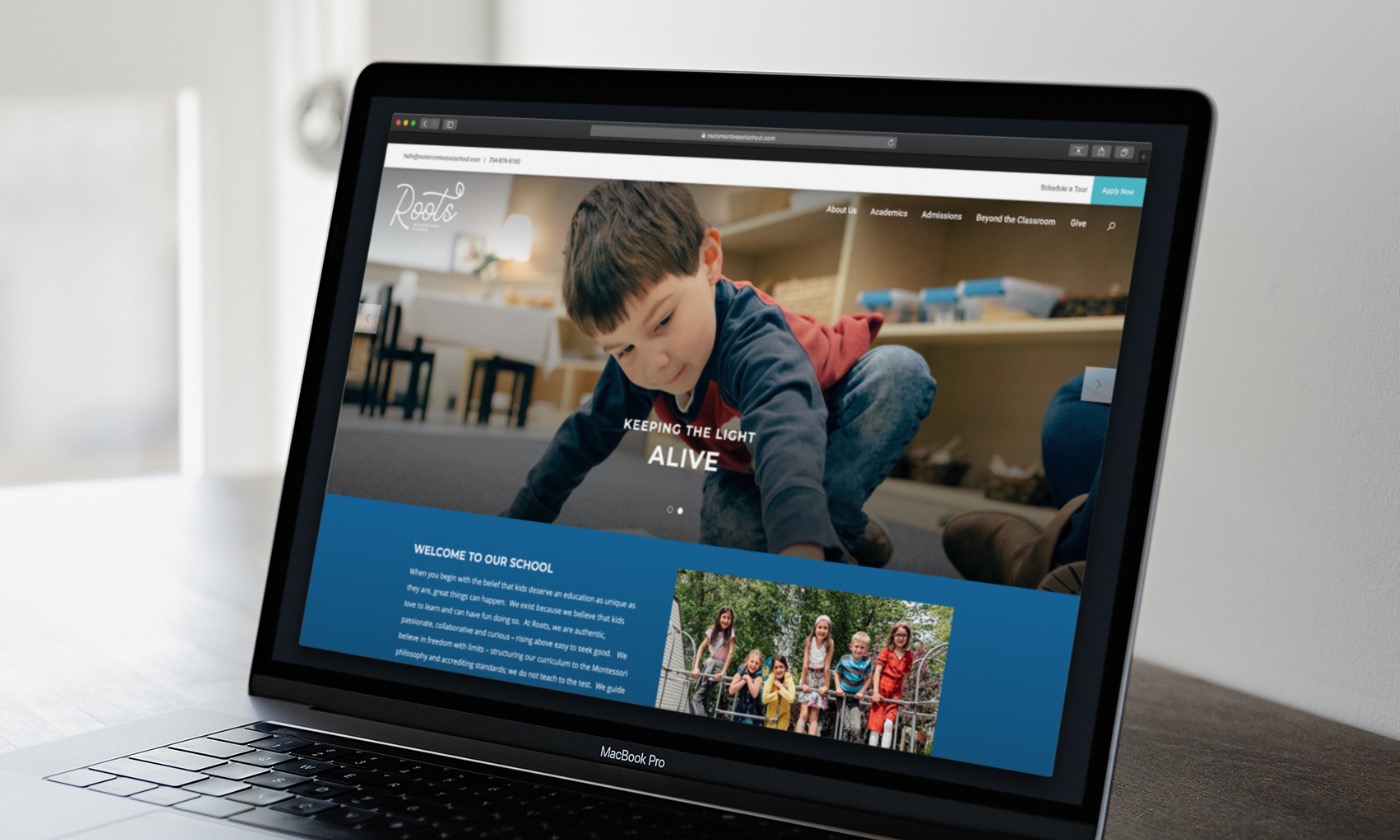 Roots Montessori School Launches New Website