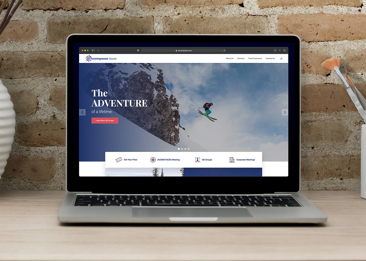 Encompasse Tours site preview