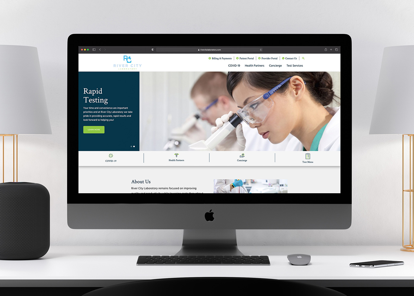 River City Laboratory website